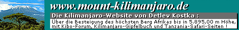 Die Besteigung des h�chsten Berg Afrikas !